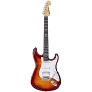 Washburn SDFSB Sonamaster Deluxe Electric Guitar - Sunburst w/ Amplifier