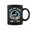 Black, variant on Total Solar Eclipse April 8 2024 Totality Eclipse Dinosaur Coffee Mugs