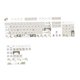 thumbnail image 5 of Teclas PBT de 132 teclas, teclas de teclado mecánico, resistentes, transparentes, de fácil instalación, patrones de ardilla, tapas de teclado en, 5 of 8