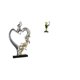 thumbnail image 1 of Escultura De Rana Romántica De Pareja Y Camarero, Adorno De Escritorio Coleccionable Para Dormitorio, Boda, Estantería, Decoración Del Hogar, Estatua Creativa De Animal, Adorno De Mesa Para, 1 of 8
