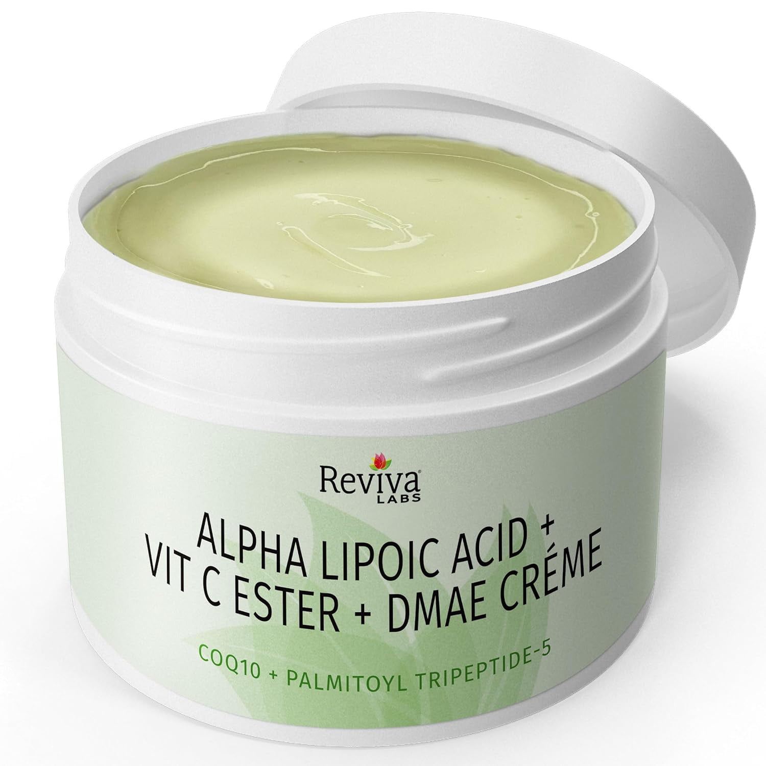 Reviva Labs DMAE Cream with Alpha Lipoic Acid, Vitamin C Ester - Skin Firming and Moisturizing Cream