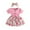 Z02-Pink, variant on Baby Easter Dresses Cute Bowknot Design Girls Floral Summer Dress Skirt Sleeveless Coat Headband 2 PC(Toddlers, Z02-, 9-12 Months)