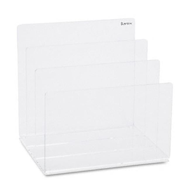 Kantek Ad 45 Clear Acrylic Desk File 3 Sections 8w X 6 1 2d 7 Kantek Ad 45 Clear Acrylic Desk File 3