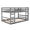thumbnail image 6 of Full Over Full Bunk Bed with Ladder, Gray, 6 of 7