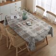 thumbnail image 2 of Boho Bohemia Flower Rectangle Tablecloth 60"x84",Waterproof Polyester Rectangle Table Cloth, Wipeable Spillproof Polyester Tablecloth for Dining, Camping, Indoor and Outdoor, 2 of 5
