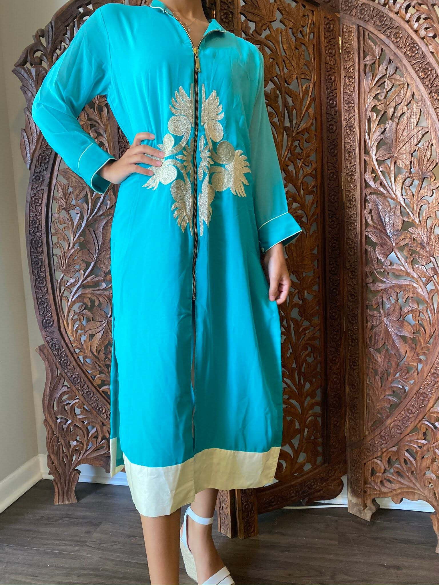 georgette tunic dress