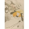 thumbnail image 2 of de Toulouse-Lautrec, Henri 17x24 Black Ornate Wood Framed with Double Matting Museum Art Print Titled - Confetti, 2 of 4