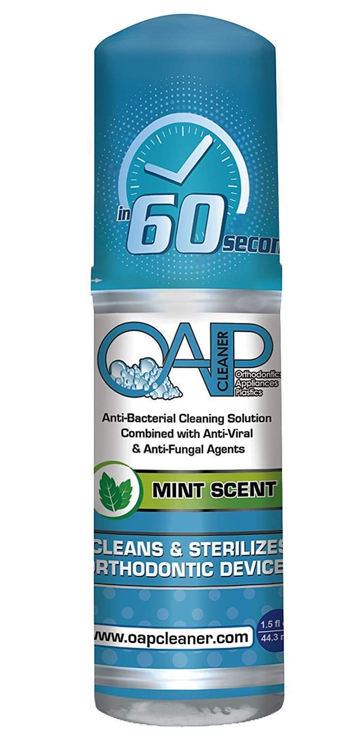OAP Cleaner - Cleans and Sterilizes Removable Dental and Ortho Appliances - Foam