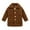 Brown, variant on Mercatoo Baby Girls Long Sleeve Teddy Long Coat Kids Winter 𝐅𝐥eece Jacket Warm Outwear Clothes Toddler Girls Long Coat