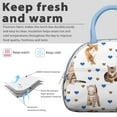 thumbnail image 4 of Sweet Cat Lunch Bag – Adorable Pattern for Funny and Loving Cat Enthusiasts, 4 of 4