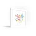 thumbnail image 5 of Gallery Pops Care Bears - Heritage Baby Hugs and Baby Tugs Bear Cloud Wall Art, White Framed Version, 12" x 12", 5 of 5