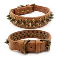 thumbnail image 1 of Collar de perro con tachuelas afiladas, protege el cuello del perro de las mordeduras, se adapta a perros grandes, medianos y pequeños, 1 pieza, 1 of 4