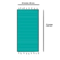 thumbnail image 2 of Swan Comfort Luxury Turkish Cotton Bath Towel Ultra Absorbent and Soft 73" x 35.5" - Green, 2 of 6