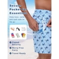 thumbnail image 4 of DAKIMOE Mens Swim Trunks 2 in 1 Swim Shorts with Compression Liner Quick Dry Swimsuits Bathing Suits Stretch Swimming Board Shorts Beach Swimwear with Zipper Pockets, 4 of 9