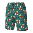 thumbnail image 4 of Pofeuu Cartoon Poodle Dog Prin Men's Swim Trunks Quick Dry Bathing Suit Swimming Board Shorts Mesh Lining Beach Swimwear-3X-Large, 4 of 6