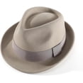 thumbnail image 3 of NANAHuang Men's Wool Felt Winter Hat Short Brim Fedora Hat, 3 of 8