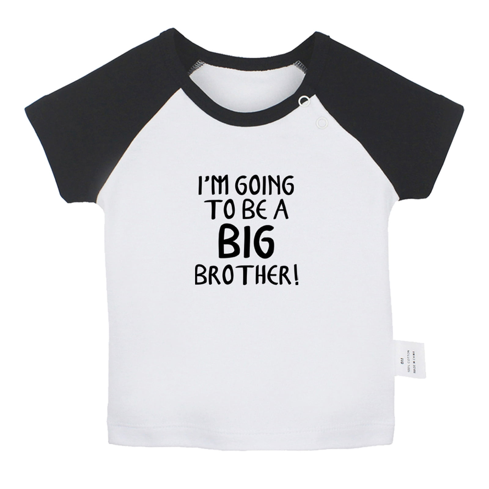 Idzn I m Going To Be A Big Brother Funny T Shirt For Baby Newborn Babies T Shirts Infant Tops 0 24 Months Kids Graphic Tees Clothing Other