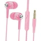thumbnail image 1 of Auriculares con Cable para Juegos en oreja con Micrófono Subwoofer de Graves Pesados Cable de 1,2 M de Sonido Impactante 9D Ruido para IOS Y rosado, 1 of 5