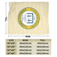 thumbnail image 3 of Lander University Ultra-Soft Micro Fleece Blanket Multi-Size Flannel Blanket, 3 of 7