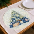 thumbnail image 4 of Christmas Placemats Set of 2 Heat Resistant Table Mats Holiday Dining Decor for Christmas Party Table Setting(D), 4 of 6