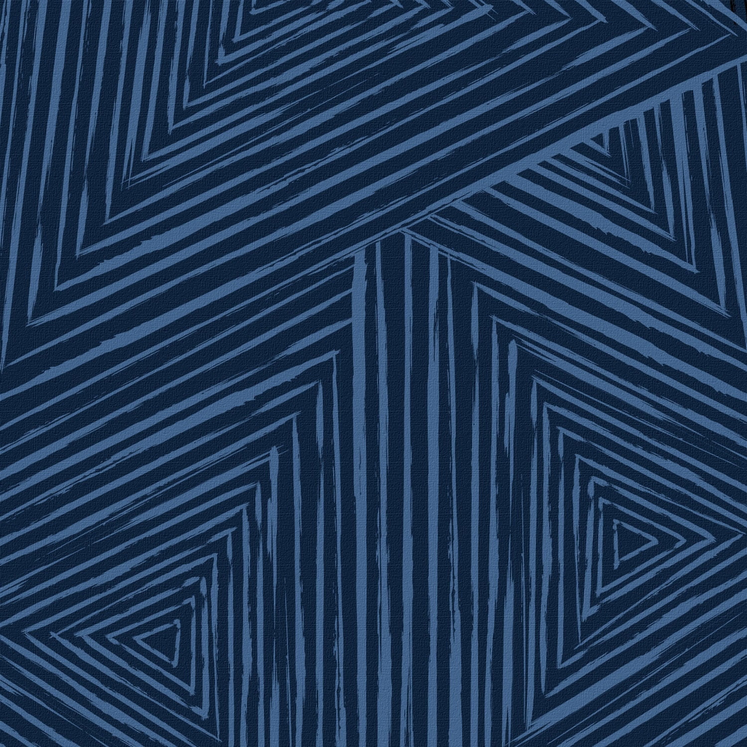 "Lines Rearranged" Painting Print on Wrapped Canvas