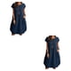 thumbnail image 4 of Sonducket Vestido de poliéster para mujer, sin mangas, informal, de verano, transpirable, cuello , bolsillo doble, vestidos de moda para niñas Type3 NO3, 4 of 6
