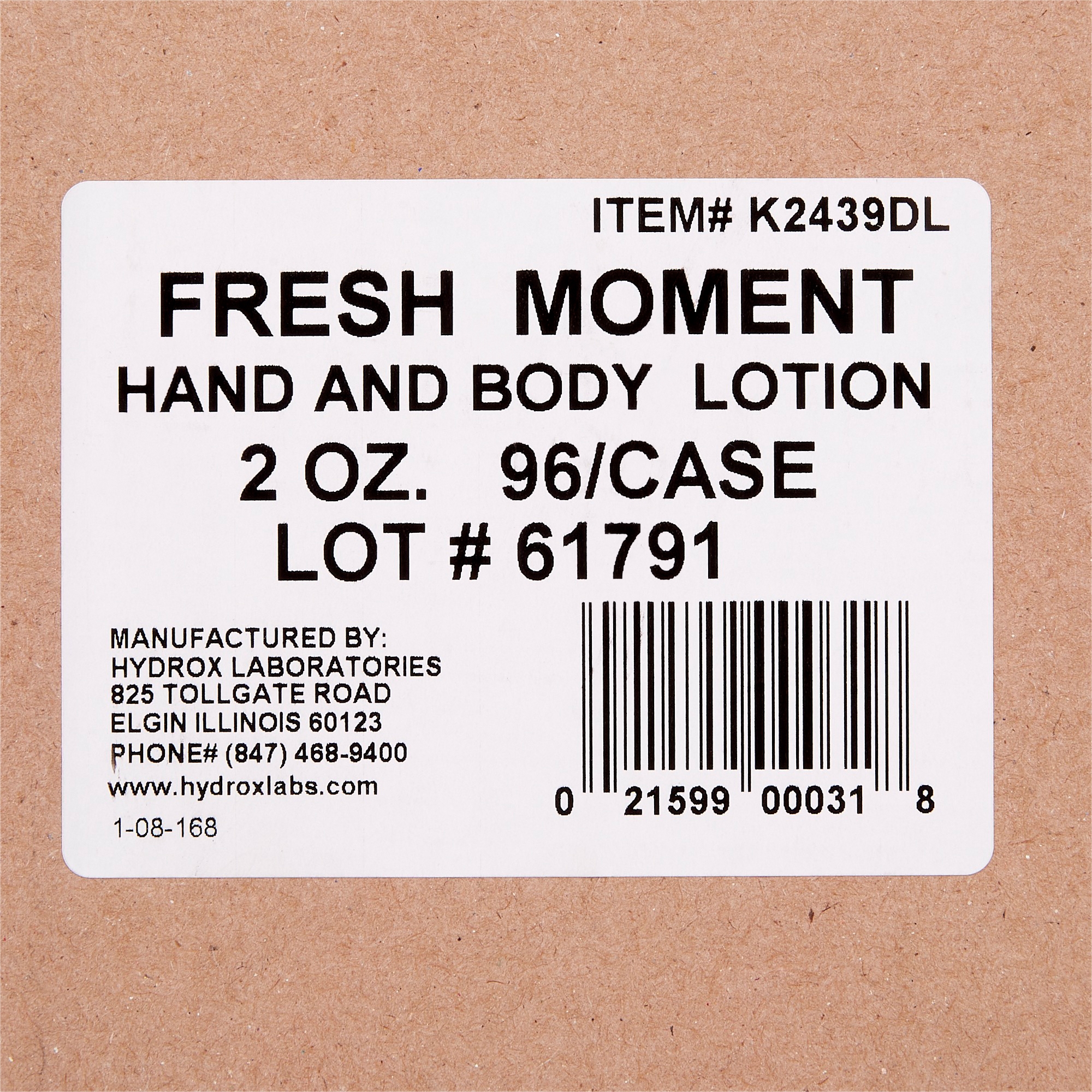 McKesson Hand and Body Lotion, Moisturizing - Gentle Scent, 2 oz, 96 Ct