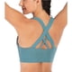 thumbnail image 1 of Sujetador deportivo para mujer, entrecruzado en la espalda, acolchado, con tiras, sujetador deportivo, soporte medio, sujetador de yoga con copas extraíbles Zhivalor HMHZ326-10, 1 of 7