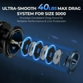 thumbnail image 4 of KastKing Saltwater Fishing Rod and Reel Combo, Spin-7'0" Heavy-5000 Reel-2pcs Graphite Blank, Zirconia Rings, NyliTech Frame & Rotor, EVA Handle- ReKon, 4 of 11