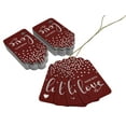 thumbnail image 3 of Inkdotpot Real Silver Foil Made With Love Text Tags Favor Hang Paper Tags 50 Pack, 3 of 6