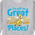 thumbnail image 3 of Dr. Seuss - I'm Off To Great Places - Men's Crew Neck Fleece Pullover, 3 of 6