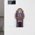 thumbnail image 1 of Fwttom Refrigerator Sticker, Prague Astronomical Clock Wooden Vintage Fridge Stickers Gears Turning Magnetic Fridge Stickers, 1 of 4