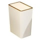 thumbnail image 5 of Cubo de basura para baño con tapa, cubo de basura estrecho, cesta para papeles, organizador de cocina 15L Blanco, 5 of 9
