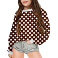 thumbnail image 2 of Girls Romper Jumpsuit for Everyday Wear featuring Dot Print Cozy Pullover Lightweight -Piece Outfit for Toddlers and Kids 1-7 on Platform, 2 of 4