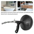 thumbnail image 4 of Herramienta De Alcantarillado, Plomería, Serpiente De Plomería De Acero Al Carbono Flexible Con Antideslizante, Removedor De Obstrucciones Para Fregadero De Cocina, 4 of 7