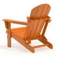 thumbnail image 4 of Westin Outdoor Braxton Folding Plastic Adirondack Chair (Set of 2), Orange, 4 of 16