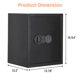 thumbnail image 2 of QinaQin Caja fuerte con doble modo de apertura, alarma antirrobo, bolsa ignífuga e impermeable y repisa removible, ideal para casa u oficina, 2 of 8