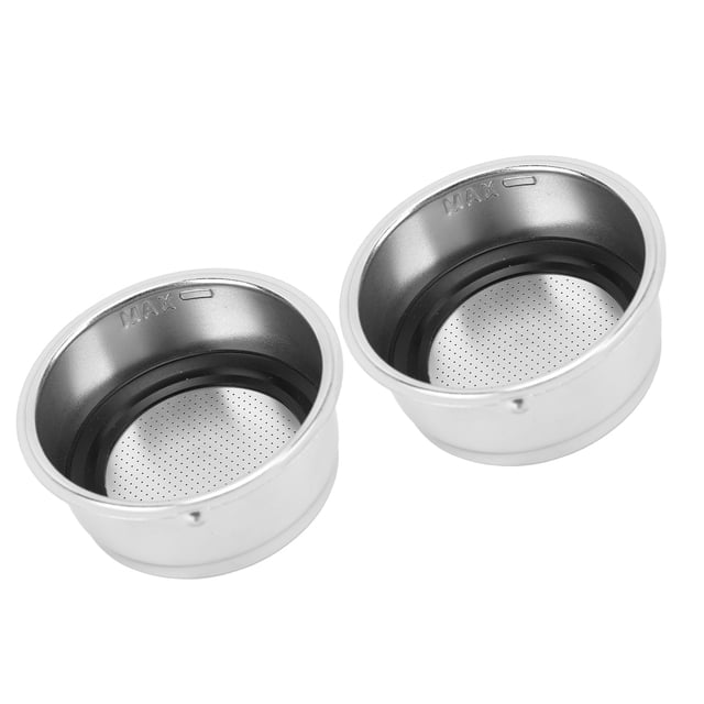 Cesta de Filtro de Portafiltro de 51 mm, Cesta de Filtro de Café de Acero de Acero Fácil de Limpiar Precisión de Filtraciónica Alta Para El Portafilter de Máquinas de Café Semi