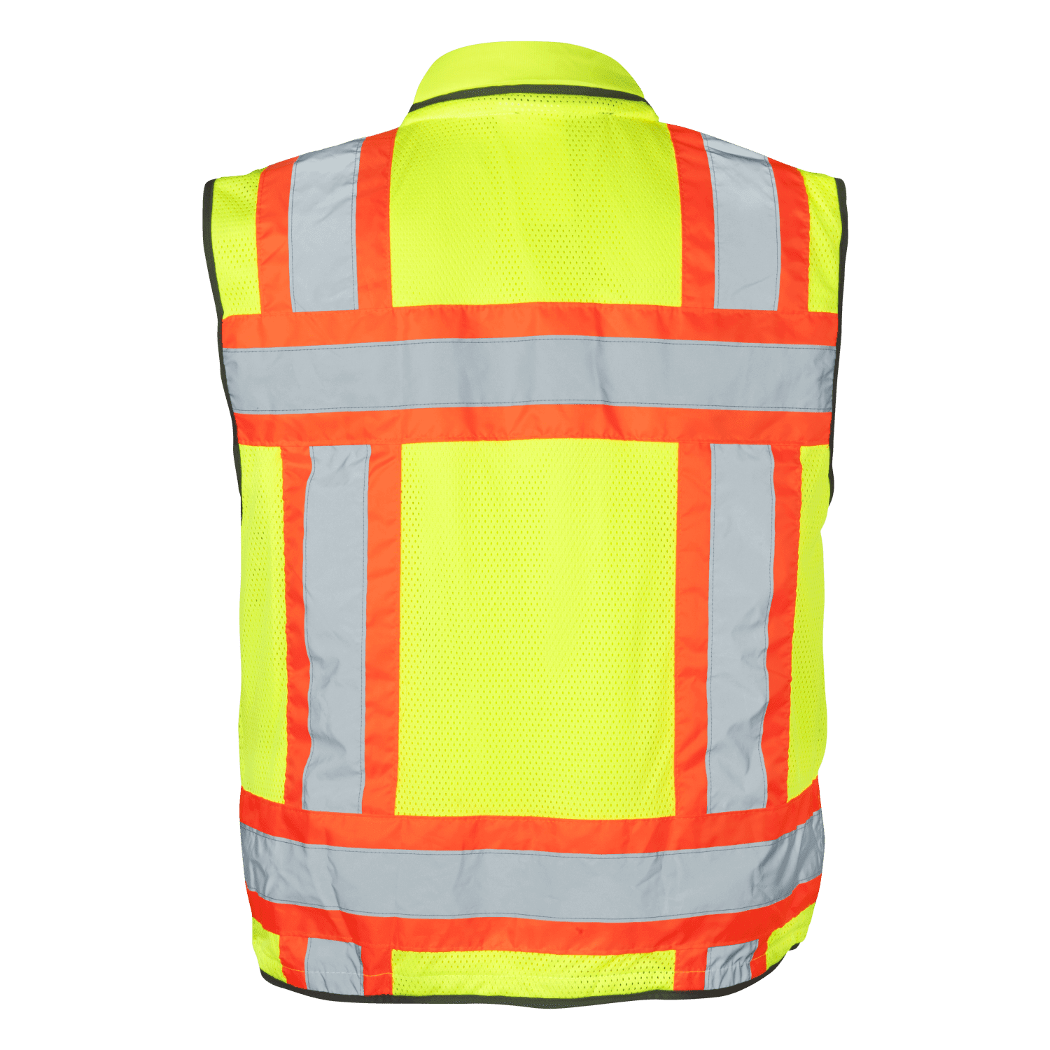 Ironwear 1278 Class 2 Flame-Retardant Safety Vest w/ Zipper & Radio Clips