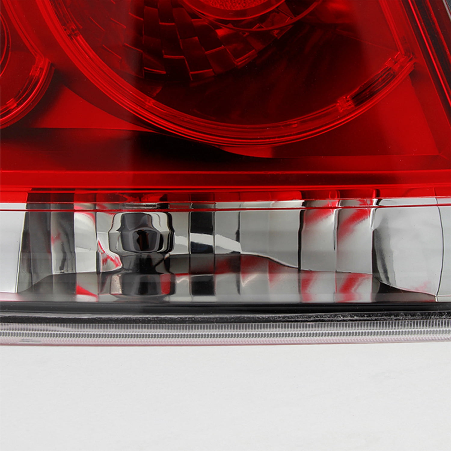 AKKON - For Chevy Impala Replacement Red Clear Tail Lights Driver/Passenger Rear Lamps Pair New