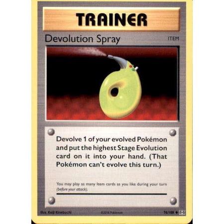 Pokemon Evolutions Uncommon Devolution Spray #76