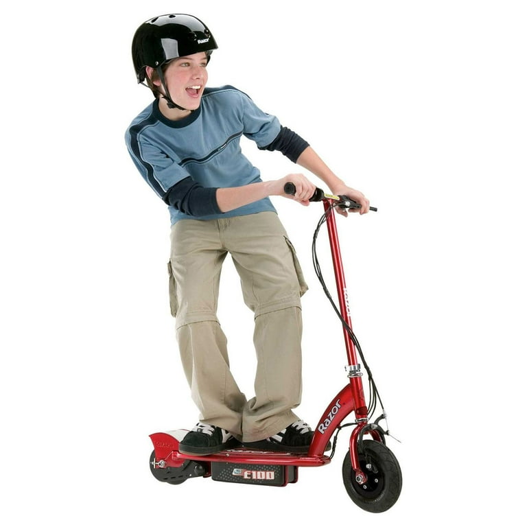 Scooter Eléctrico Para Niños 100w E6 Rojo
