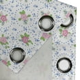 thumbnail image 5 of Ambesonne Flowers Grommet Curtain, Nature Romance Classic, 50" x 54", Pink and Blue, 5 of 6