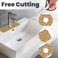 thumbnail image 3 of Pofeuu Vintage Plaid Cute Sunflower Print Splash Guard for Sink Faucet Sink Gadgets-Splash Guard Behind Faucet Drip Catcher for Kitchen, Bathroom,Sink Mat, 3 of 7