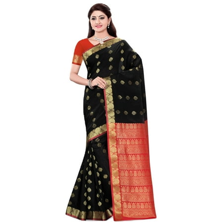 Sonal Black Art Silk Sari Saree Bellydance Wrap