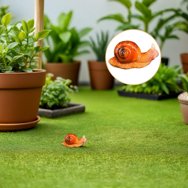 WHAMVOX 20Ud Decoraciones De Caracoles Pequeños De Resina Para Ambientes Rústicos Y Modernos