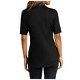 thumbnail image 2 of Yellow Rooster Womens Short Sleeve City Stretch Top Black M, 2 of 4