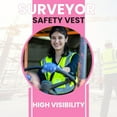 thumbnail image 7 of Women's Type R Class 2 High-Visibility Yellow Safety Vest for Women - XL | Yellow Work Vest for Daytime Visibility | Fitted and Contoured with Zipper Closure and 2 Inside Pockets, 7 of 7