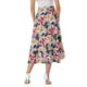 thumbnail image 3 of Falda Tropical Floral con Volantes para Mujeres INSPIRE CHIC, con Nudo Autoadhesivo, Falda de Playa Hawaiana, Blanca y Rosa, Talla L, 3 of 6