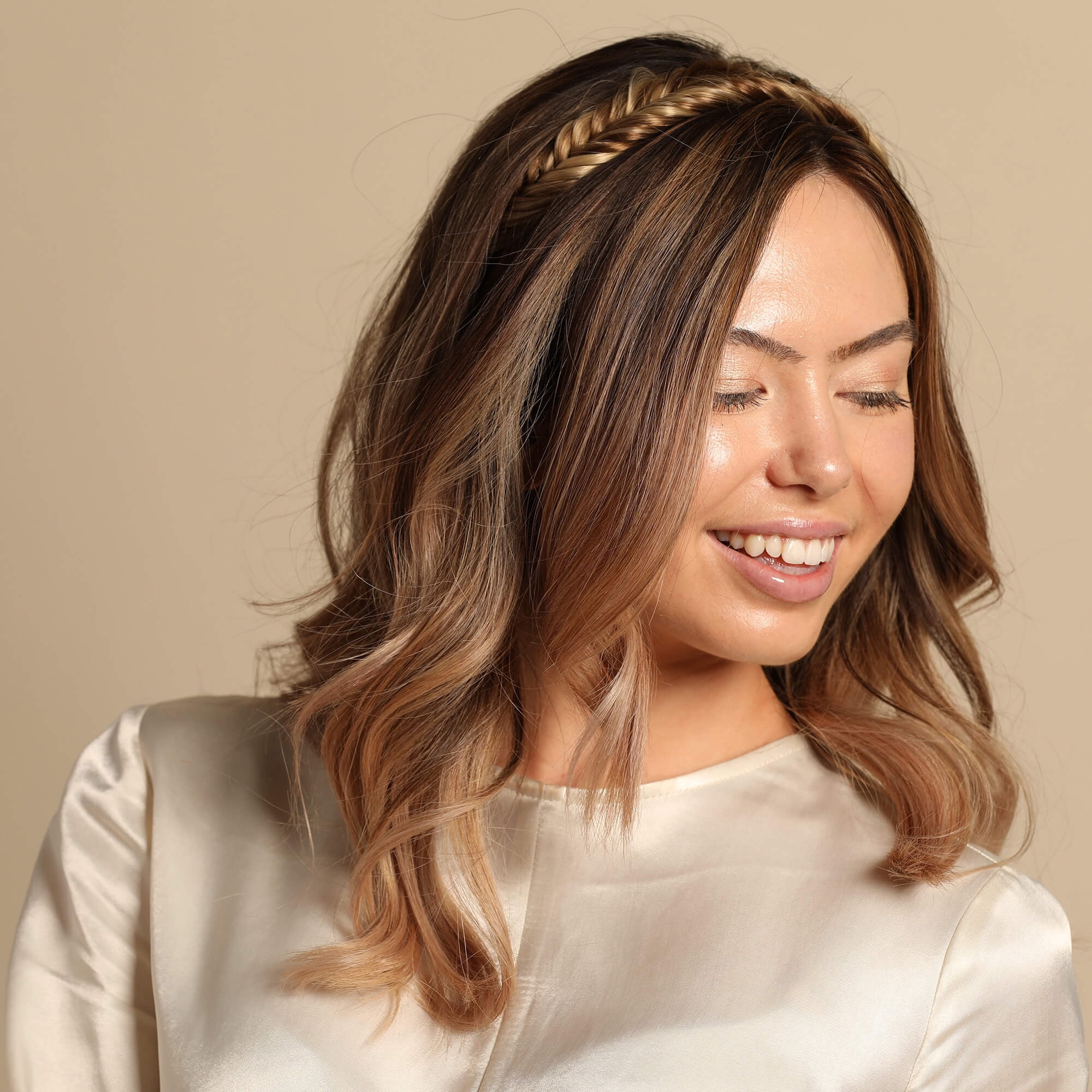 Madison Braids MB Fishtail Black (can fit light brown) NIB Madison Braid Set - Lulu Two Strand, Arisa Fishtail, Halo main image 2